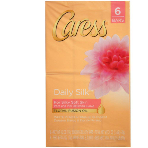 Caress Beauty Bar Daily Silk 4 oz, 6 Bar (Pack of 4) Caress Beauty Bar Daily Silk 4 oz, 6 Bar (Pack of 4)