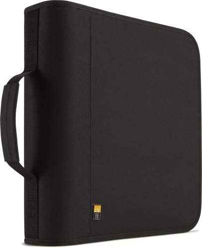 Case Logic BNB208 CD/DVD Expandable Binder, Holds 208 Discs, Black