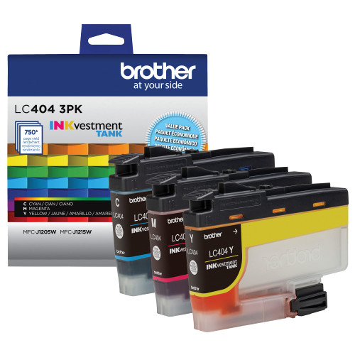 Brother LC4043PKS 3 Pack of Standard Yield Cyan, Magenta and Yellow Ink Cartridges Brother LC4043PKS 3 Pack of Standard Yield Cyan, Magenta and Yellow Ink Cartridges
