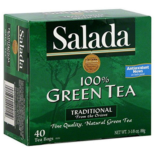 Salada Natural Green Tea Caffeine 1.83 oz, 40 Ct