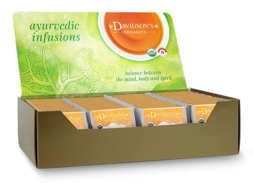 Davidson's Organics, Ayurvedic Infusions, Energize, 100-count Individually Wrapped Tea Bags Davidson's Organics, Ayurvedic Infusions, Energize, 100-count Individually Wrapped Tea Bags