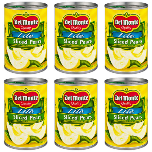 Del Monte Lite Sliced Pears (Bartlett) in Extra Light Syrup 15oz Can (Pack of 6) Del Monte Lite Sliced Pears (Bartlett) in Extra Light Syrup 15oz Can (Pack of 6)