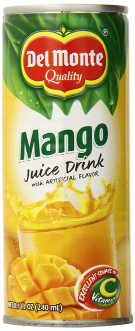Del Monte Mango Juice Drink, 8.1 Ounce (Pack of 24)