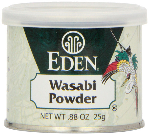 Eden Wasabi Powder, 0.88-Ounce tins (Pack of 6)