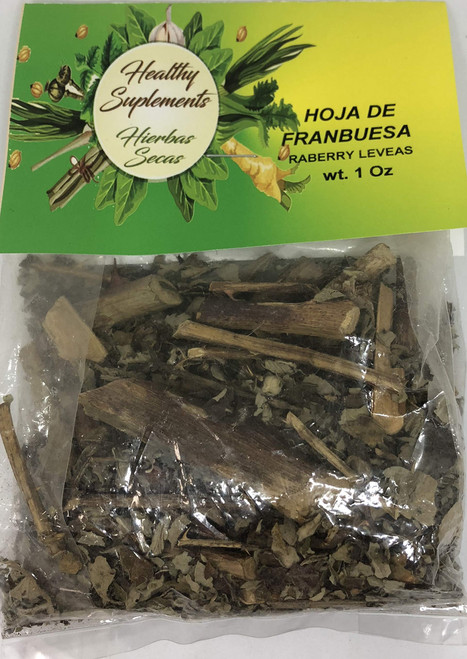 Hojas de Frambuesa 1Oz Rasberry Leaves 1 Oz