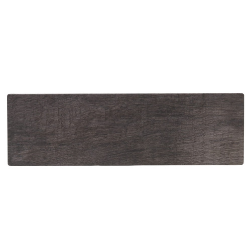 Pfaltzgraff Rectangular Melamine Serve Board, 21x6 Inch, Dark Wood
