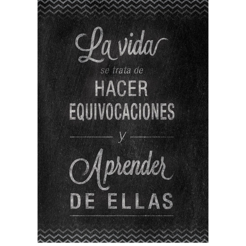 Creative Teaching Press La vida se trata de hacer. Spanish Inspire U Poster, CTP (8170)