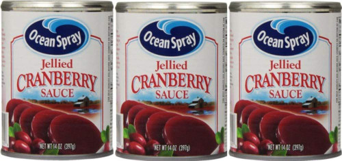 Ocean Spray Jellied Cranberry Sauce, 14 Ounce (Pack of 3)