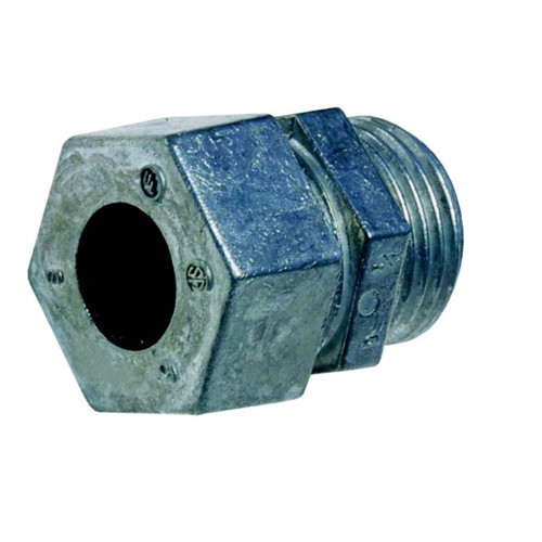 Sigma Electric ProConnex 49215 Strain Relief Cord Connector 3/4-Inch, 1-Pack, Silver