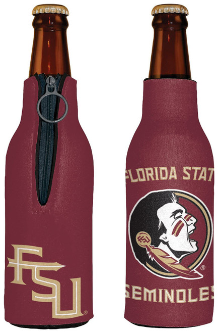 WinCraft NCAA Florida State Seminoles Bottle Cooler, Team Colors, One Size