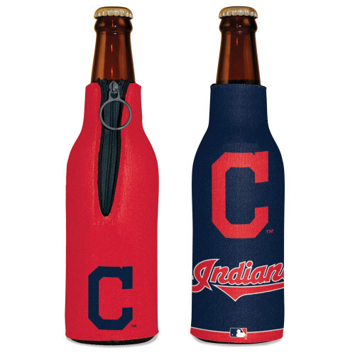 WinCraft MLB Cleveland Indians Bottle Cooler, Team Colors, One Size