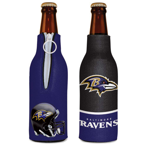 WinCraft NFL Baltimore Ravens Bottle Cooler, Team Colors, One Size WinCraft NFL Baltimore Ravens Bottle Cooler, Team Colors, One Size