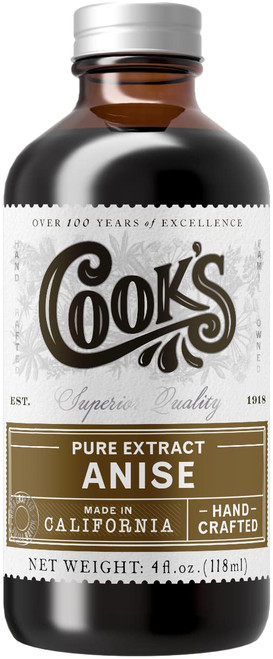 Cook's Pure Anise Extract 4 oz
