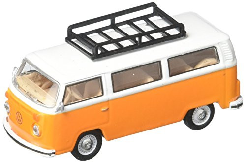 Greenlight 1:64 Club V-Dub 1974 Volkswagen Type 2 Bus with Roof Rack (Two-Tone) Diecast Vehicle