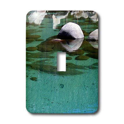 3dRose LLC lsp_21903_1 Tahoe Blue Sand Single Toggle Switch