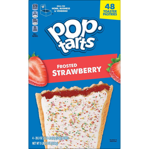 Kellogg's Pop-Tarts, Frosted Strawberry (48 ct.), 20.3178 Ounce
