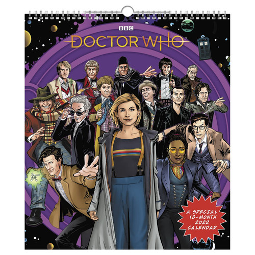 Day Dream Calendars 2022 Doctor Who Wall Calendar, Special Edition, 13" x 15", Monthly (DDSE6528) Day Dream Calendars 2022 Doctor Who Wall Calendar, Special Edition, 13" x 15", Monthly (DDSE6528)