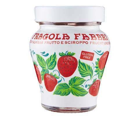 Fabbri Fragola Strawberries in Syrup, 8.1 oz