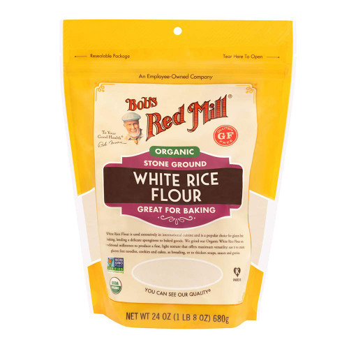 Bob's Red Mill Organic White Rice Flour, 24 Ounce