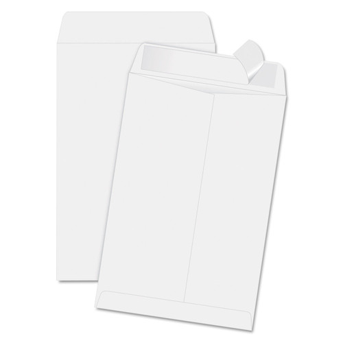Quality Park 44334 Redi-Strip Envelopes, Plain, 6-1/2-Inch X9-1/2-Inch, 100/Bx, White
