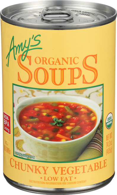Amy's, Organic Chunky Vegetable Soup, 14.3 Ounce