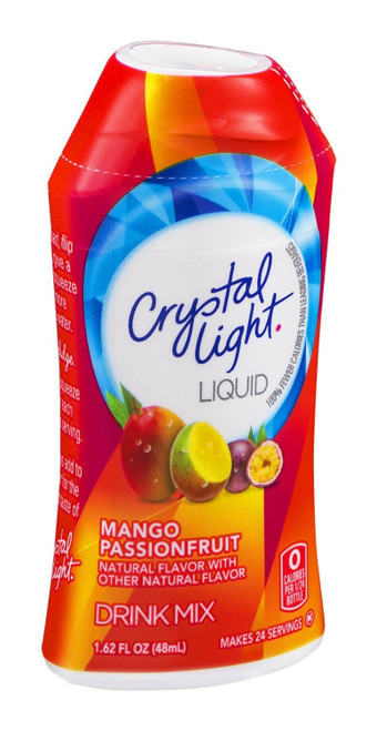 Crystal Light Liquid Drink Mix Mango Passionfruit Flavor 1.62 Oz (Pack of 6)