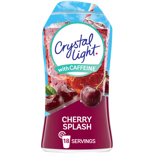 Crystal Light Liquid Cherry Splash Energy Drink Mix with Caffeine (1.62 oz Bottle)