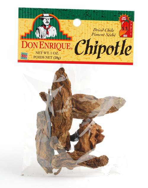 Melissas' Dried Chipotle Chiles, 3 Bags (2 oz)
