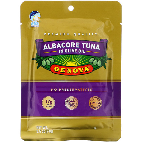 Genova Albacore Tuna in Olive Oil, 2.6 oz (74 g)