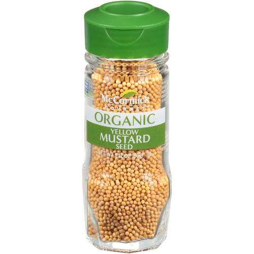 McCormick Gourmet Organic Yellow Mustard Seed, 2.12 oz McCormick Gourmet Organic Yellow Mustard Seed, 2.12 oz