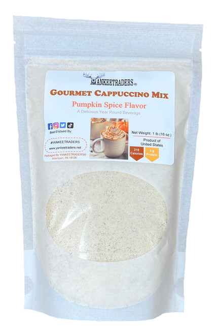 YANKEETRADERS, Pumpkin Spice Cappuccino Mix, 1 Pound