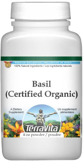 Basil (Certified Organic) Powder (4 oz, ZIN: 517571) - 2 Pack