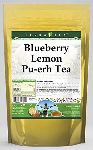 Blueberry Lemon Pu-erh Tea (25 tea bags, ZIN: 537276) - 2 Pack