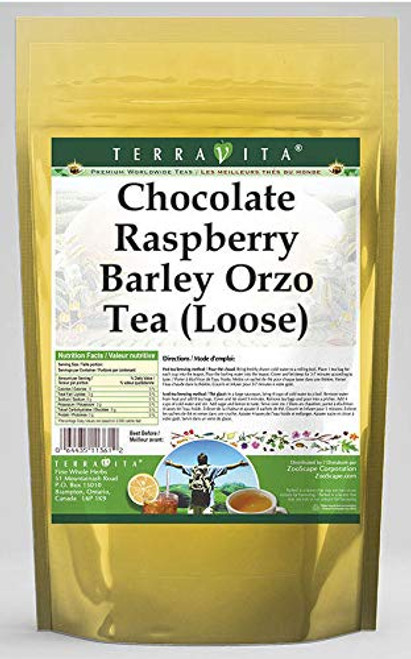 Chocolate Raspberry Barley Orzo Tea (Loose) (4 oz, ZIN: 549559) - 2 Pack Chocolate Raspberry Barley Orzo Tea (Loose) (4 oz, ZIN: 549559) - 2 Pack
