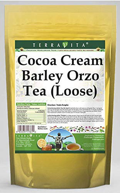 Cocoa Cream Barley Orzo Tea (Loose) (8 oz, ZIN: 549976) - 2 Pack Cocoa Cream Barley Orzo Tea (Loose) (8 oz, ZIN: 549976) - 2 Pack