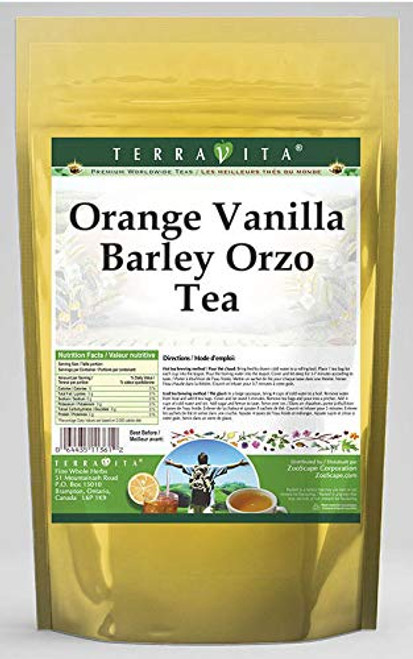 Orange Vanilla Barley Orzo Tea (25 tea bags, ZIN: 555330) - 2 Pack Orange Vanilla Barley Orzo Tea (25 tea bags, ZIN: 555330) - 2 Pack