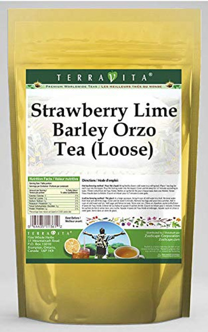 Strawberry Lime Barley Orzo Tea (Loose) (8 oz, ZIN: 558089) - 2 Pack Strawberry Lime Barley Orzo Tea (Loose) (8 oz, ZIN: 558089) - 2 Pack