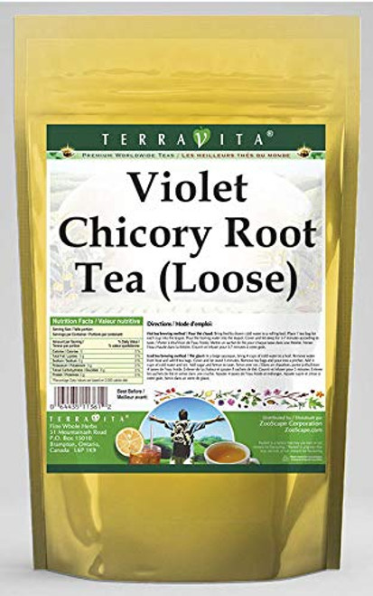 Violet Chicory Root Tea (Loose) (4 oz, ZIN: 559020) - 2 Pack Violet Chicory Root Tea (Loose) (4 oz, ZIN: 559020) - 2 Pack