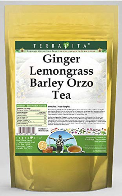 Ginger Lemongrass Barley Orzo Tea (25 tea bags, ZIN: 560634) - 2 Pack Ginger Lemongrass Barley Orzo Tea (25 tea bags, ZIN: 560634) - 2 Pack