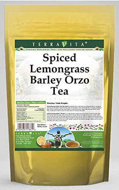 Spiced Lemongrass Barley Orzo Tea (25 tea bags, ZIN: 560686) - 2 Pack Spiced Lemongrass Barley Orzo Tea (25 tea bags, ZIN: 560686) - 2 Pack