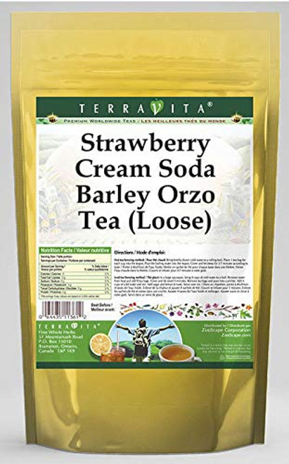 Strawberry Cream Soda Barley Orzo Tea (Loose) (8 oz, ZIN: 561781) - 2 Pack Strawberry Cream Soda Barley Orzo Tea (Loose) (8 oz, ZIN: 561781) - 2 Pack