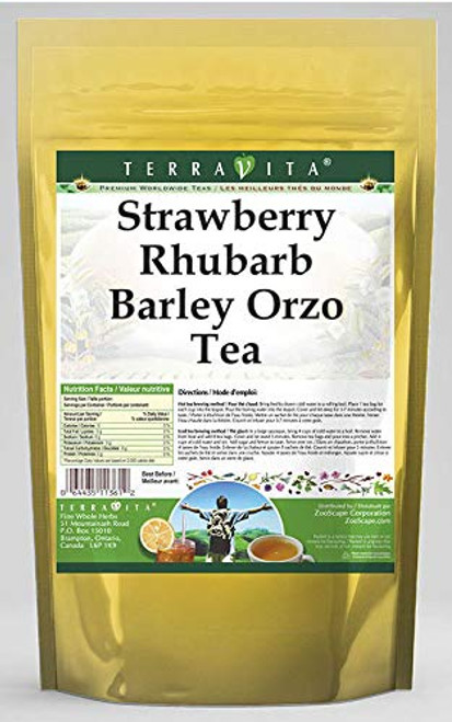 Strawberry Rhubarb Barley Orzo Tea (25 tea bags, ZIN: 564326) - 2 Pack Strawberry Rhubarb Barley Orzo Tea (25 tea bags, ZIN: 564326) - 2 Pack