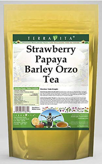 Strawberry Papaya Barley Orzo Tea (25 tea bags, ZIN: 565262) - 2 Pack Strawberry Papaya Barley Orzo Tea (25 tea bags, ZIN: 565262) - 2 Pack