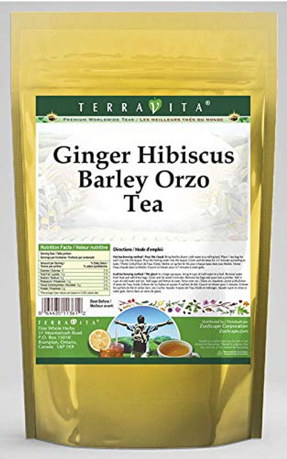 Ginger Hibiscus Barley Orzo Tea (25 tea bags, ZIN: 568278) - 2 Pack Ginger Hibiscus Barley Orzo Tea (25 tea bags, ZIN: 568278) - 2 Pack