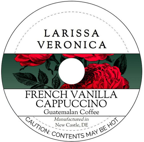 French Vanilla Cappuccino Guatemalan Coffee (Single Serve K-Cup Pods) (Gourmet, Naturally Flavored, Whole Coffee Beans) (12 pods, ZIN: 578090) - 2 Pack