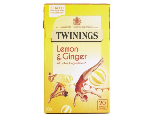 Twinings Herbal Revive Lemon & Chinese Ginger, 20 Tea Bags Twinings Herbal Revive Lemon & Chinese Ginger, 20 Tea Bags