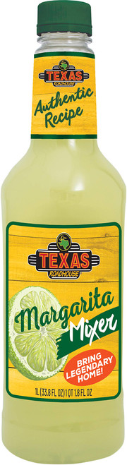 Texas Roadhouse Authentic Margarita Drink Mix, Ready to Use, 1 Liter Bottle (33.8 Fl Oz), Individually Boxed