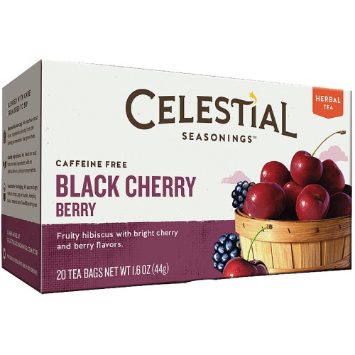 Celestial Seasonings Herbal Tea Caffeine Free Black Cherry Berry - 20 Tea Bags Celestial Seasonings Herbal Tea Caffeine Free Black Cherry Berry - 20 Tea Bags