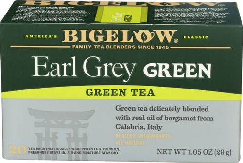 Bigelow Earl Grey Green Tea - 20 Tea Bags
