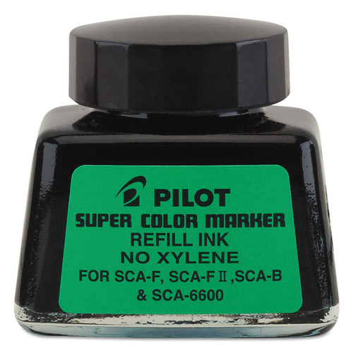 Pilot 48500 Jumbo Marker Refill Ink, For Permanent Markers, 1 oz Ink Bottle, Black